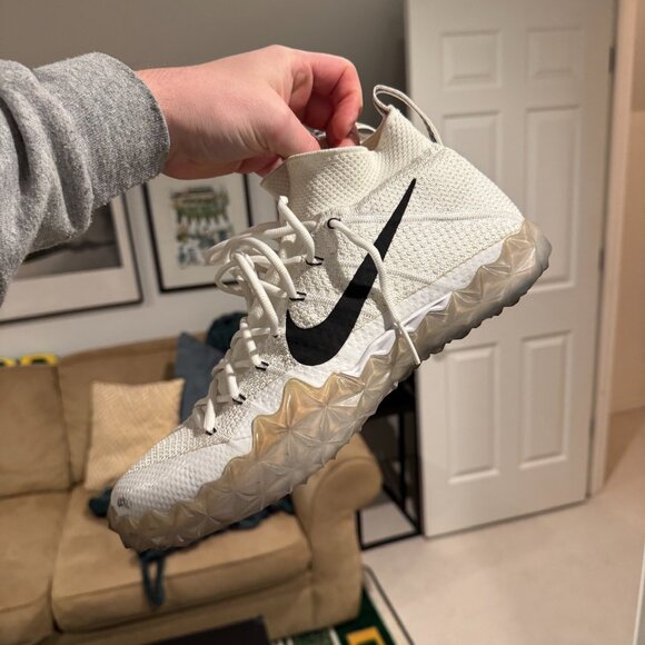 Nike Alpha Sensory Turf Flyknit Sample in White / Black size 11.5 Men main image 6